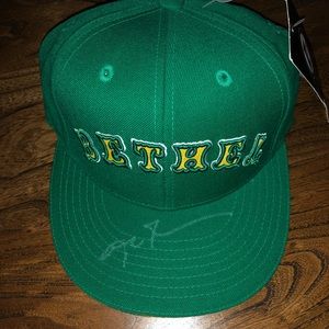 Autographed Allen Iverson bethel highschool hat